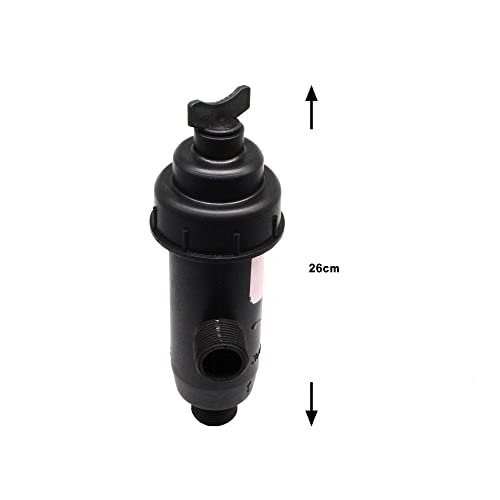 Water Tank Filter | Filtering Water From Tank |10 Inches Height/Black - One Quantity