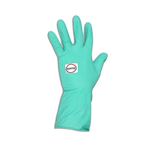 Multipurpose Latex Gloves Green Water Proof Set of 1