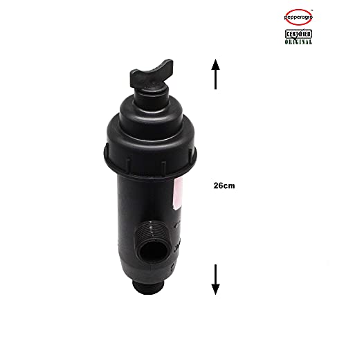 Water Tank Filter | Filtering Water From Tank |10 Inches Height/Black - One Quantity